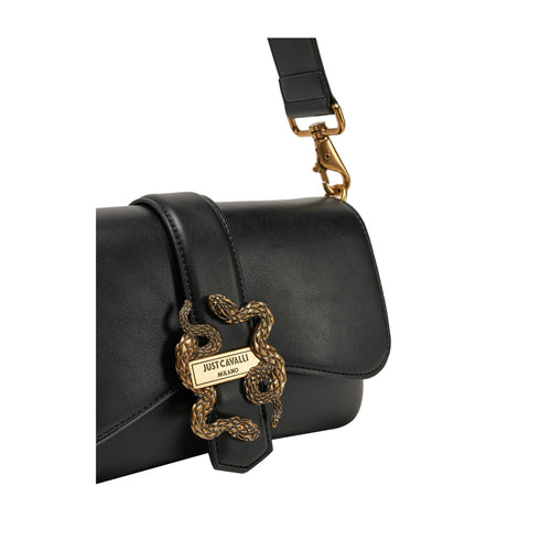 Just Cavalli Borsa a spalla Borsa Donna Iconic Snakes in ecopelle Nero P25 - JUST CAVALLI78RA4BA82SA89 - 899 - UNI - Francavilla Moda